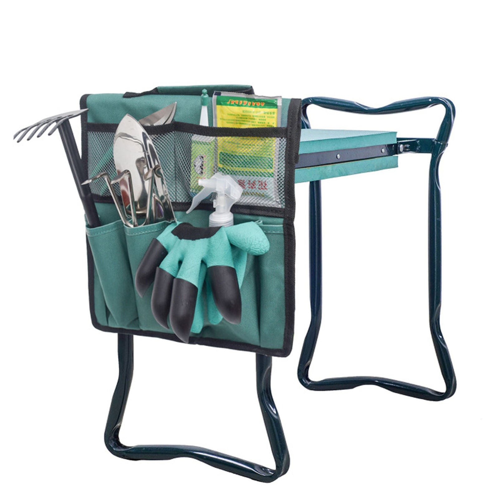 Garden Kneeler Tool Oxford Bags 12.2*11.8'' with Handle for Kneeling Chair