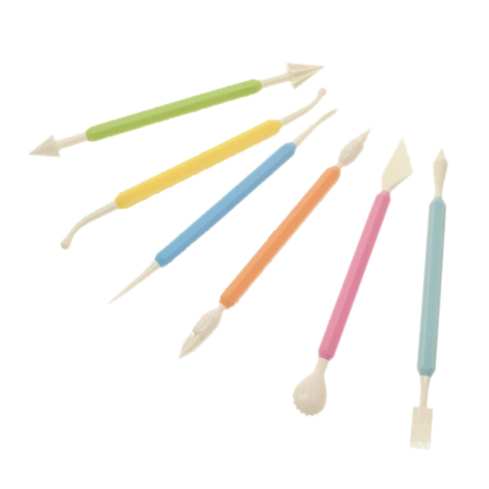 9Pack Plastic Clay Tools Ceramic Pottery Kit Shaping And Sculpting Assorteds