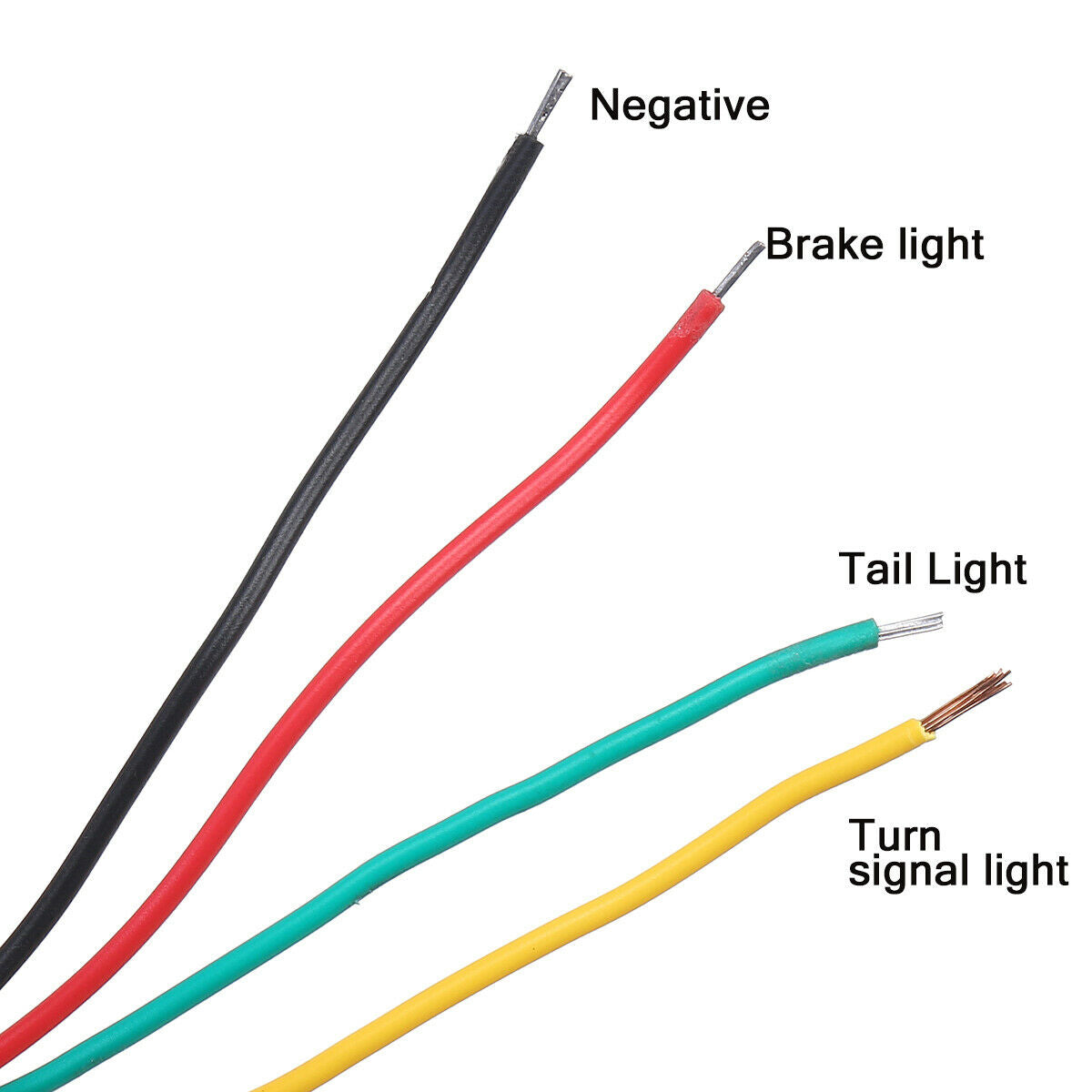 Pair LED Rear Brake Stop Indicator Light Lamp Tail Trailer Truck Lorry