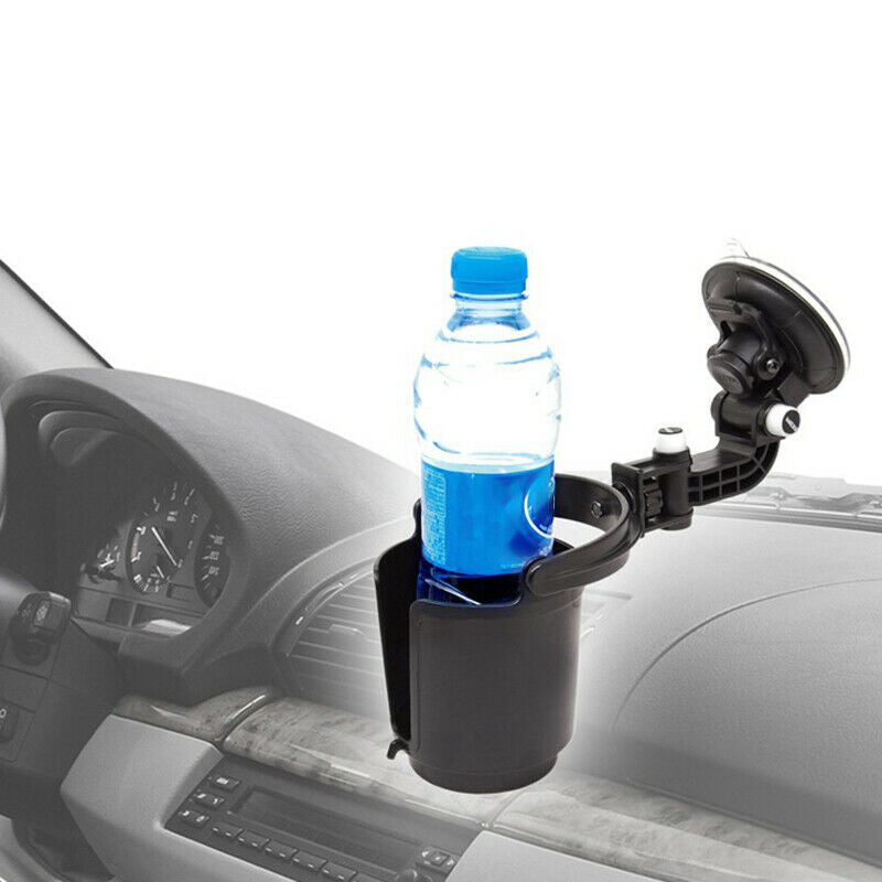 1 Pcs Black ABS Plastic Car Glass Cup Holder Foldable Can Holder Bottle HolderHN