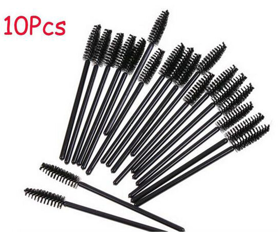 10PCS Disposable Makeup Tool Oblique Design Rotate Eyelash brush Cosmetic New