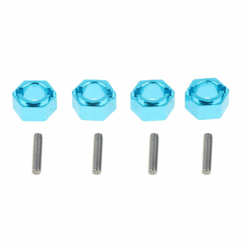 7mm Wheel Hub Hex Drive Adapter with Pins for WLtoys 1/18 RC Racing Car Accs
