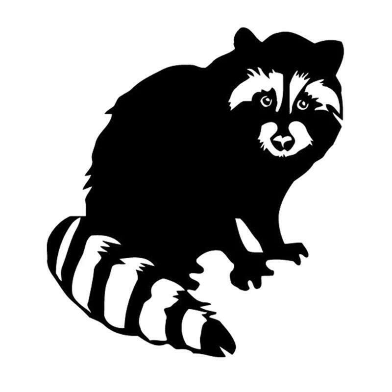 Cute Little Raccoon Silhouette Carbon Steel Cutting Dies DIY Scrapbooking Photo