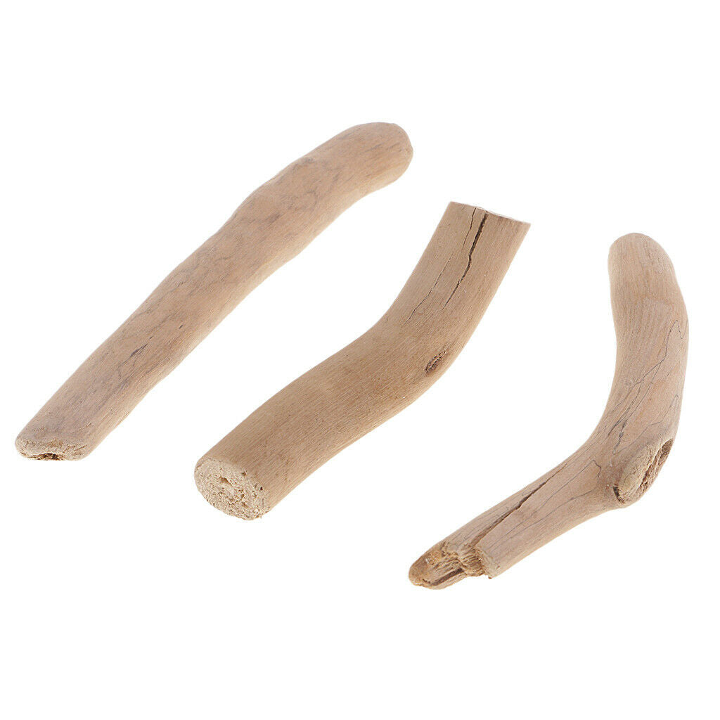 3X Mixed Natural Driftwood Sticks Rustic DIY Arts Crafts Frames Decor 50-80mm