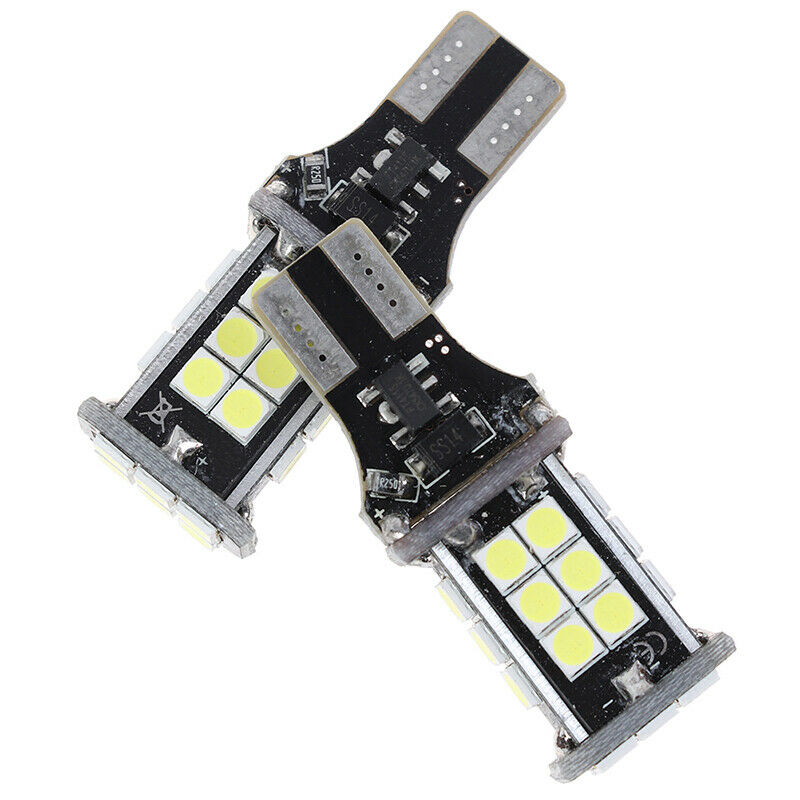2Pcs T15 W16W 24 SMD 3030 921 912 LED Car Backup Reverse Light Bulb Whit ykJ Kt