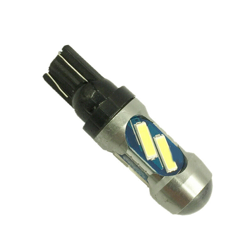 10PCS White LED Canbus Error Free Silica Light Bulb Xenon 7020 Double Core 7000K