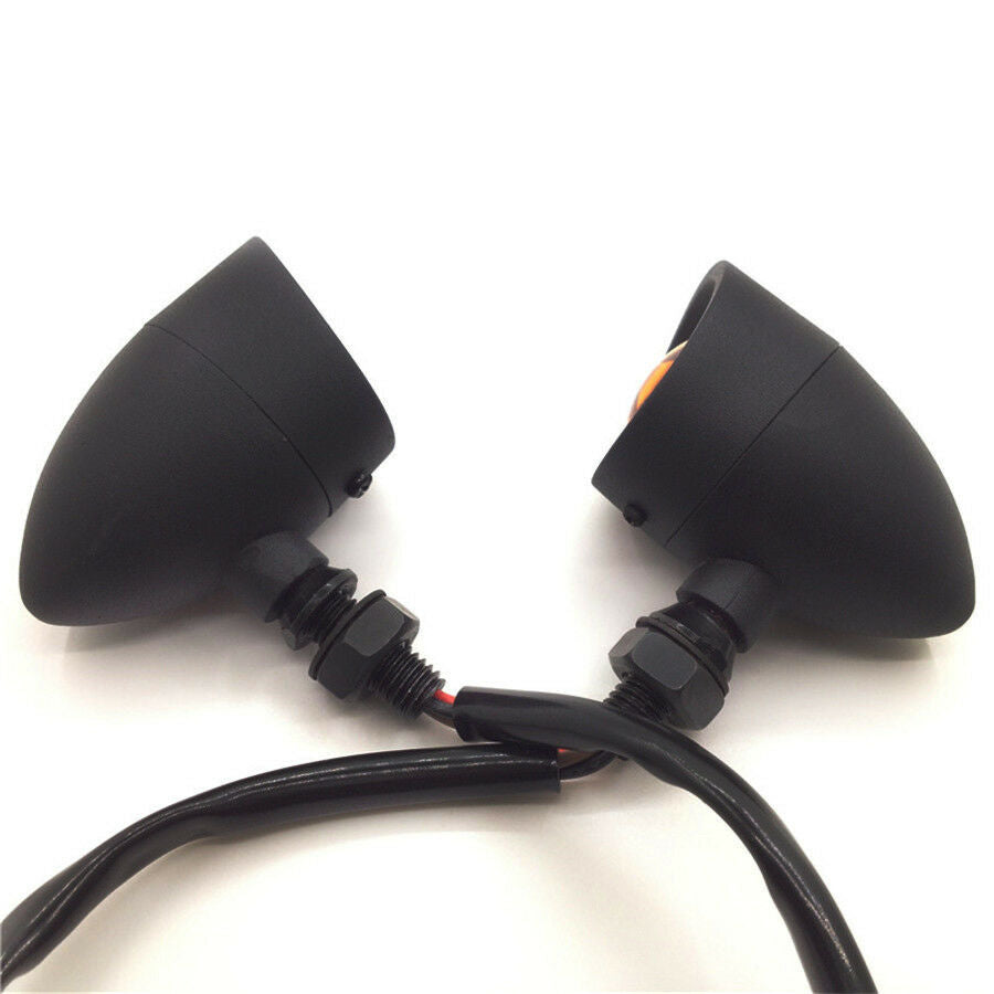 Universal Cafe Racer Bobber Chopper Motorcycle Turn Signals Indicator Lights