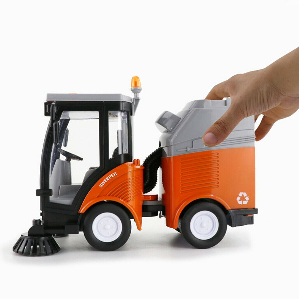 Road Sweeper Cleaning Car Garbage Truck Simulation Sound Sanitation Car Toys
