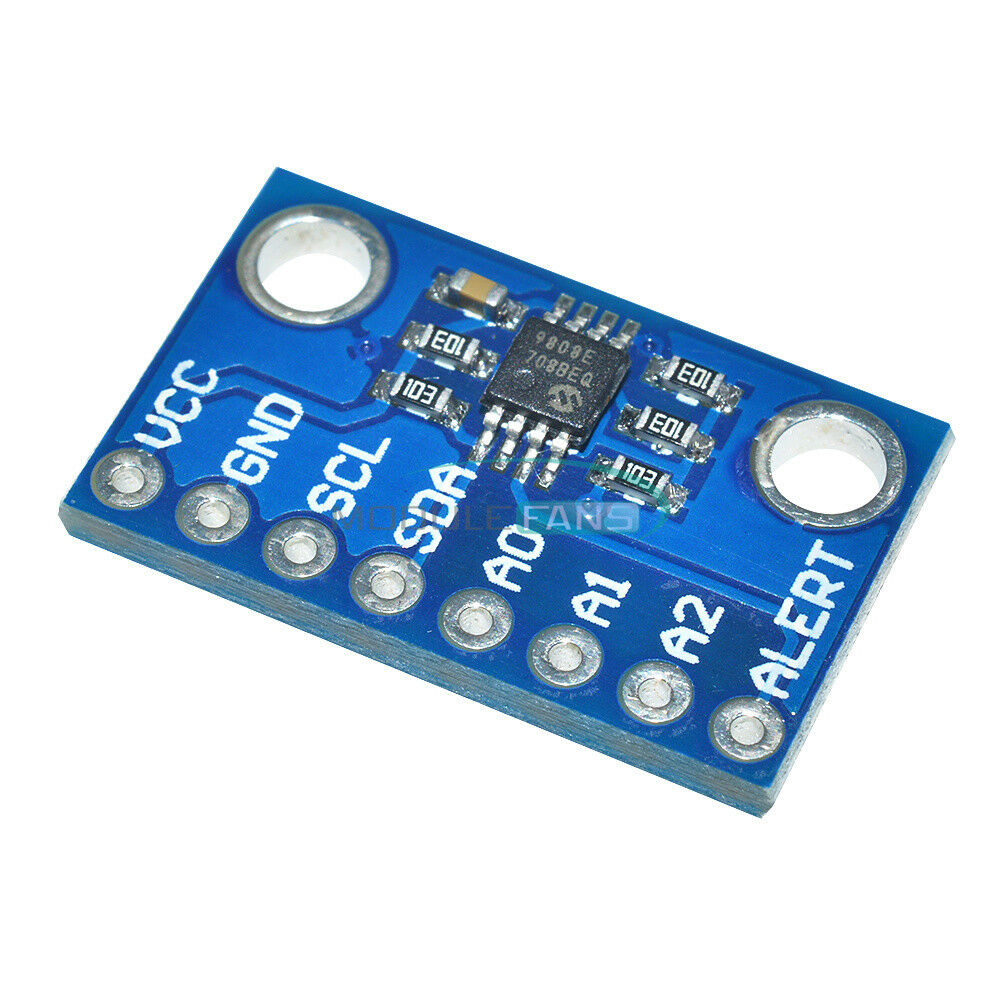 I2C IIC High Accuracy Temperature Sensor MCP9808 Breakout Board