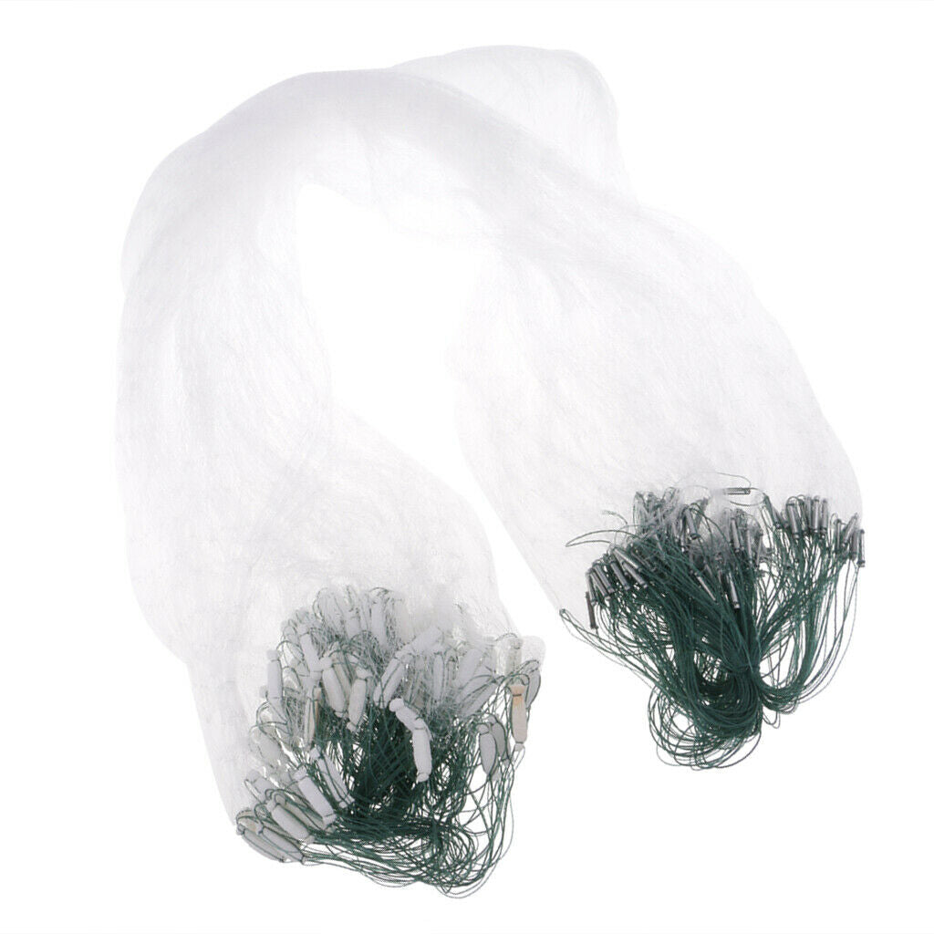 20m Fishing Net Nylon Monofilament Gill   Net with Floating 1 layer