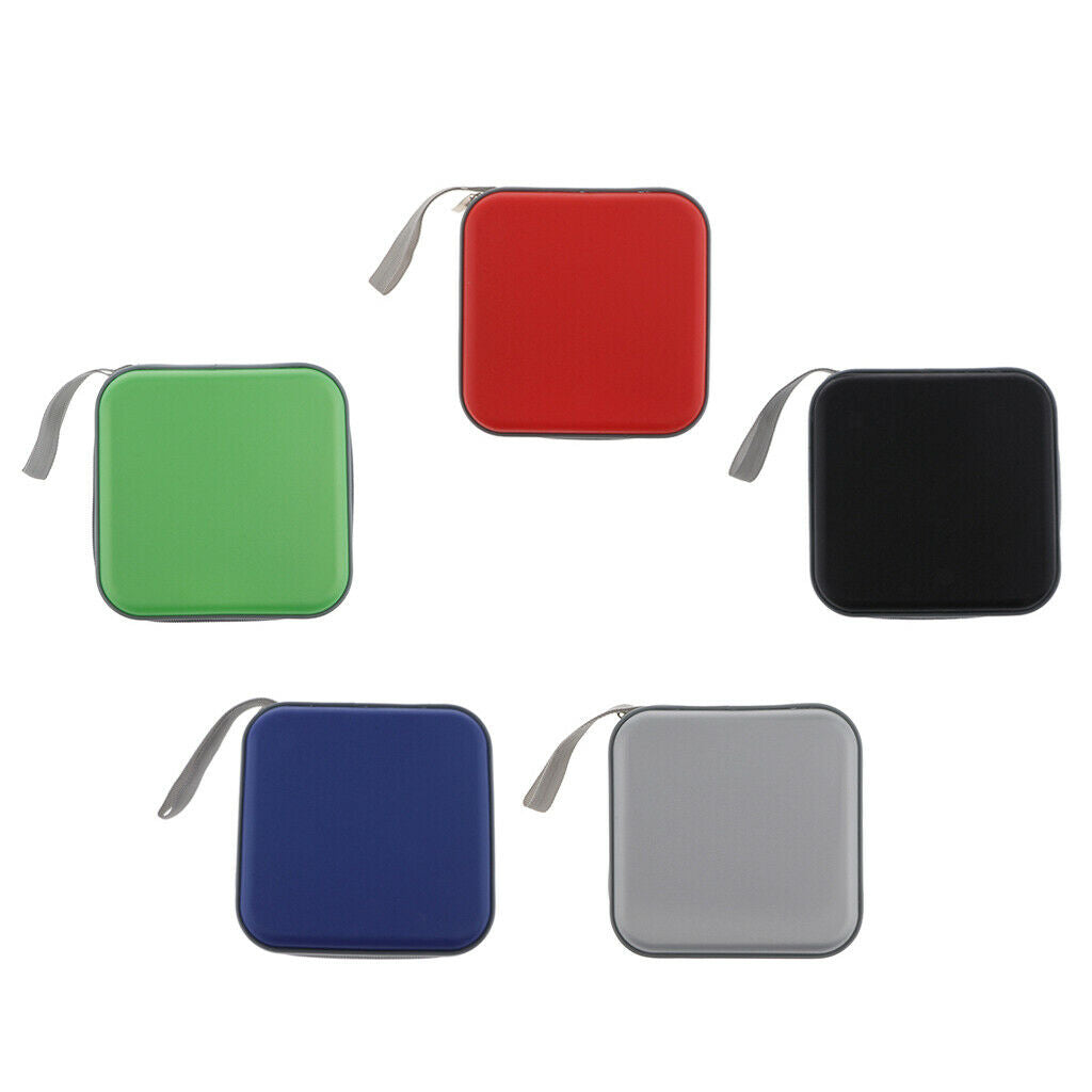 2pcs Set of 2 40 Sleeves CD Wallet Square DVD Case Home CD Disc Bags 6x6inch