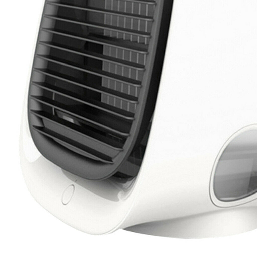 2 Pieces Mini Air Container 3-in-1 Cooling Desktop Cooler Room USB Fan