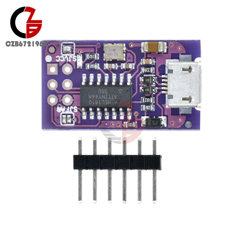 Micro USB Tiny AVR ISP ATtiny44 USBTinyISP Programmer 5V For Arduino Bootloader