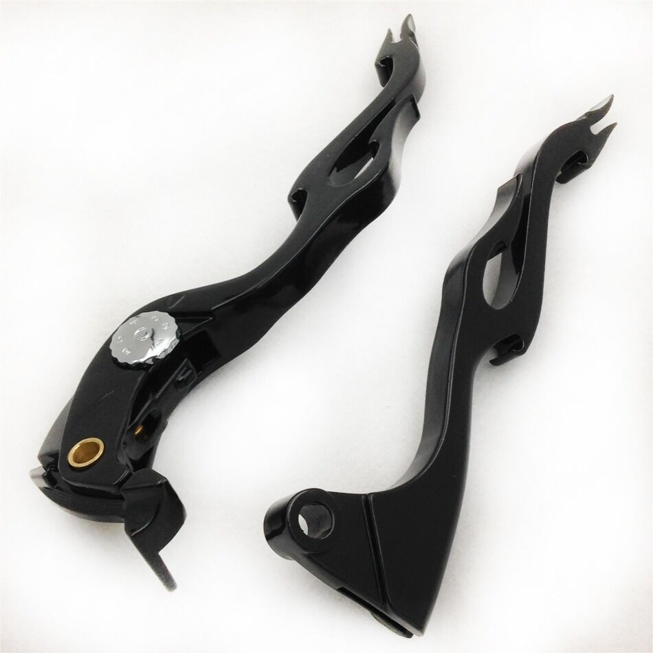 For Kawasaki NINJA ZX6R ZX10R Z750R Z1000 1000 Tourer Brake Clutch Flame Lever