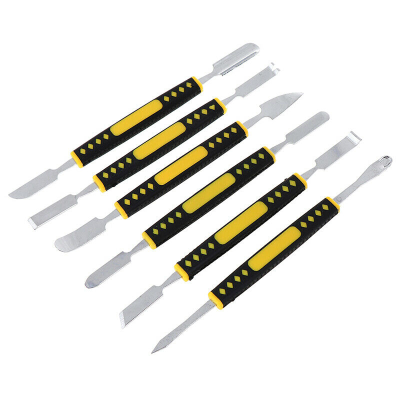 6pcs/set Dual Ends Metal Spudger Hand Tool Set for Mobile Phone Repair Too F Lt