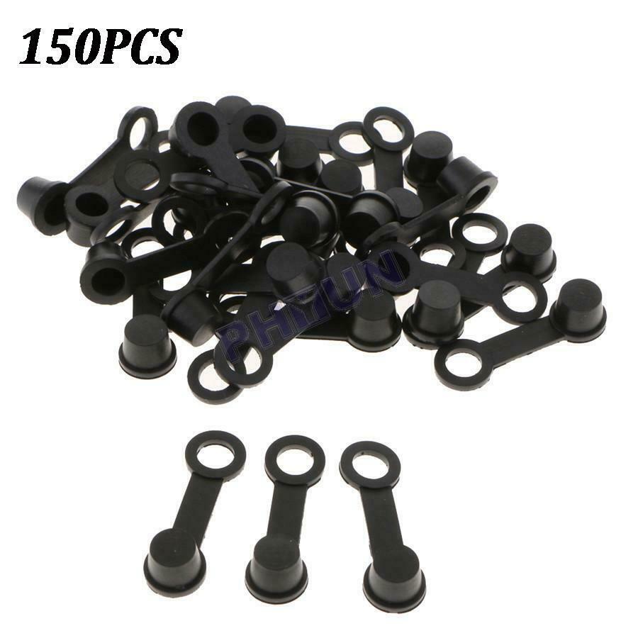 150 Motorcycle Brake Bleeder Screw Cap Grease Zerk Fitting Cap Rubber Dust Cover