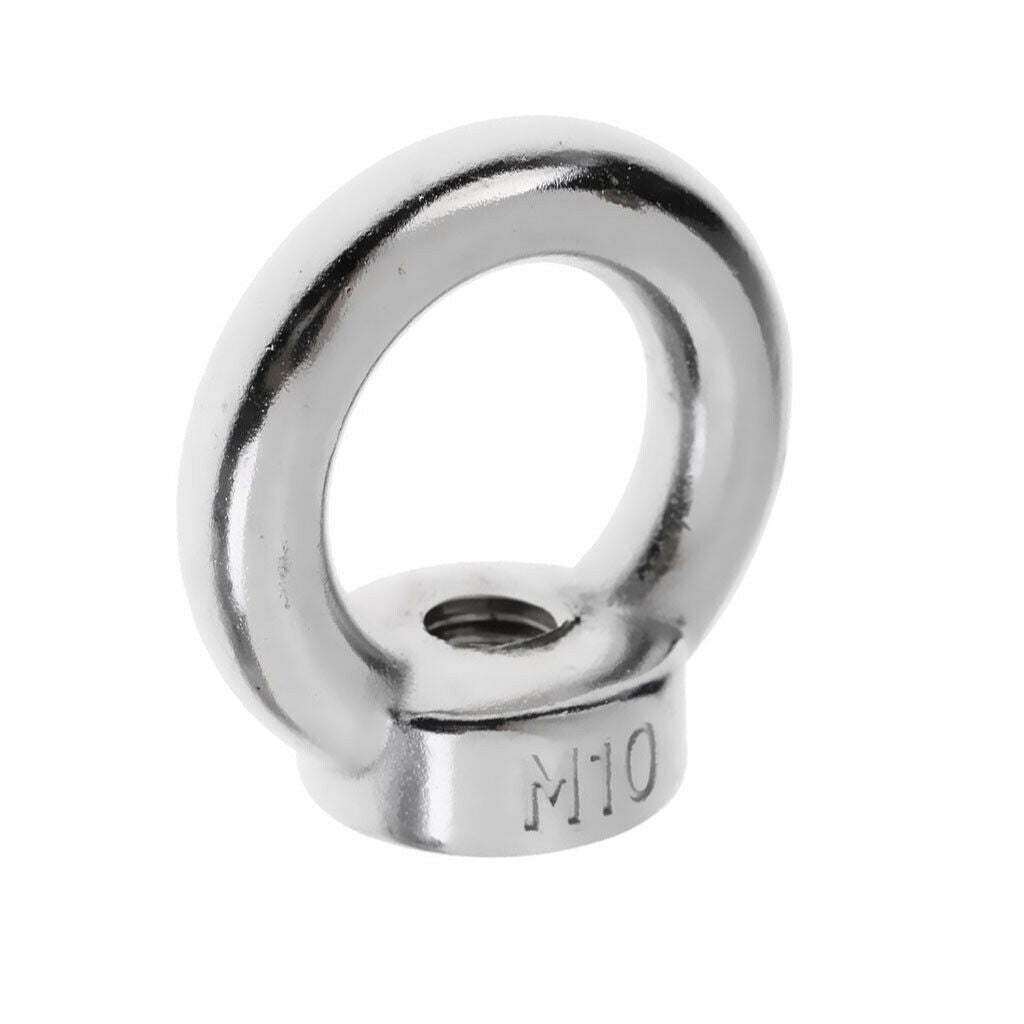 M8 M10 304 Stainless Steel Lifting Eye Nut Ring Shape Nuts Perfect for Many