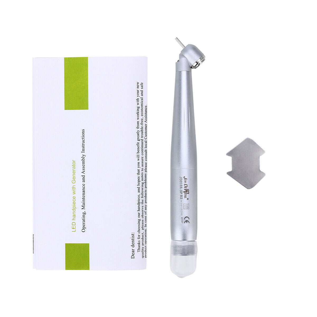 5X NSK Style Dental 45° E-generator LED Standard Push Button Handpiece
