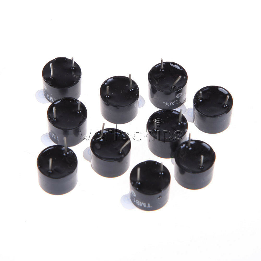 50Pcs 5v Active Buzzer Magnetic Long Continous Beep Tone Alarm Ringer 12mm