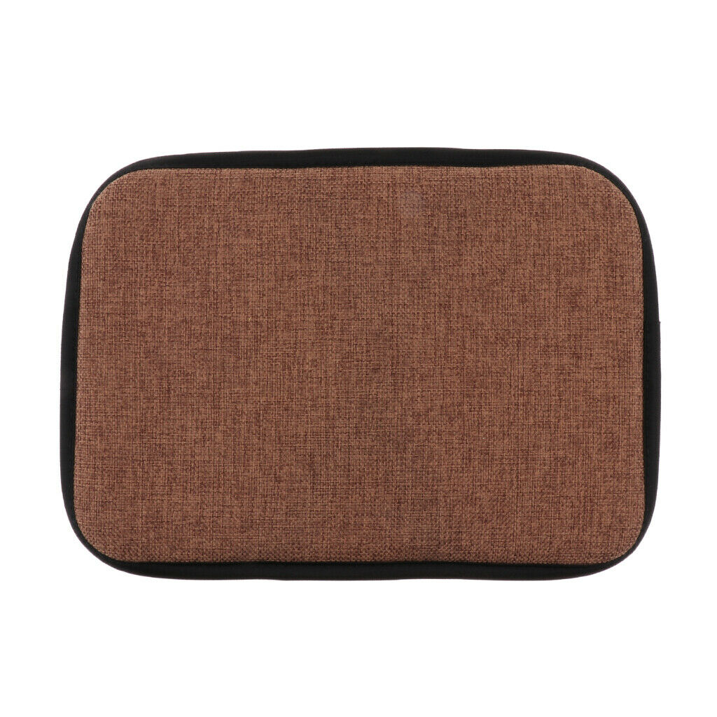 2xCotton Brown Office Home Chair Cushion Dining Chair Pads 30x40cm