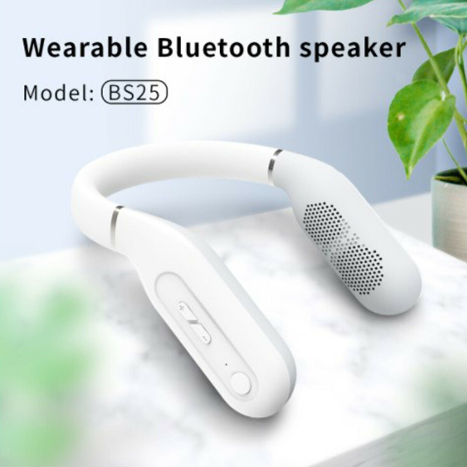 Neckband Bluetooth 5.0 Headphone Speaker Wearable Headset Indoor Walking