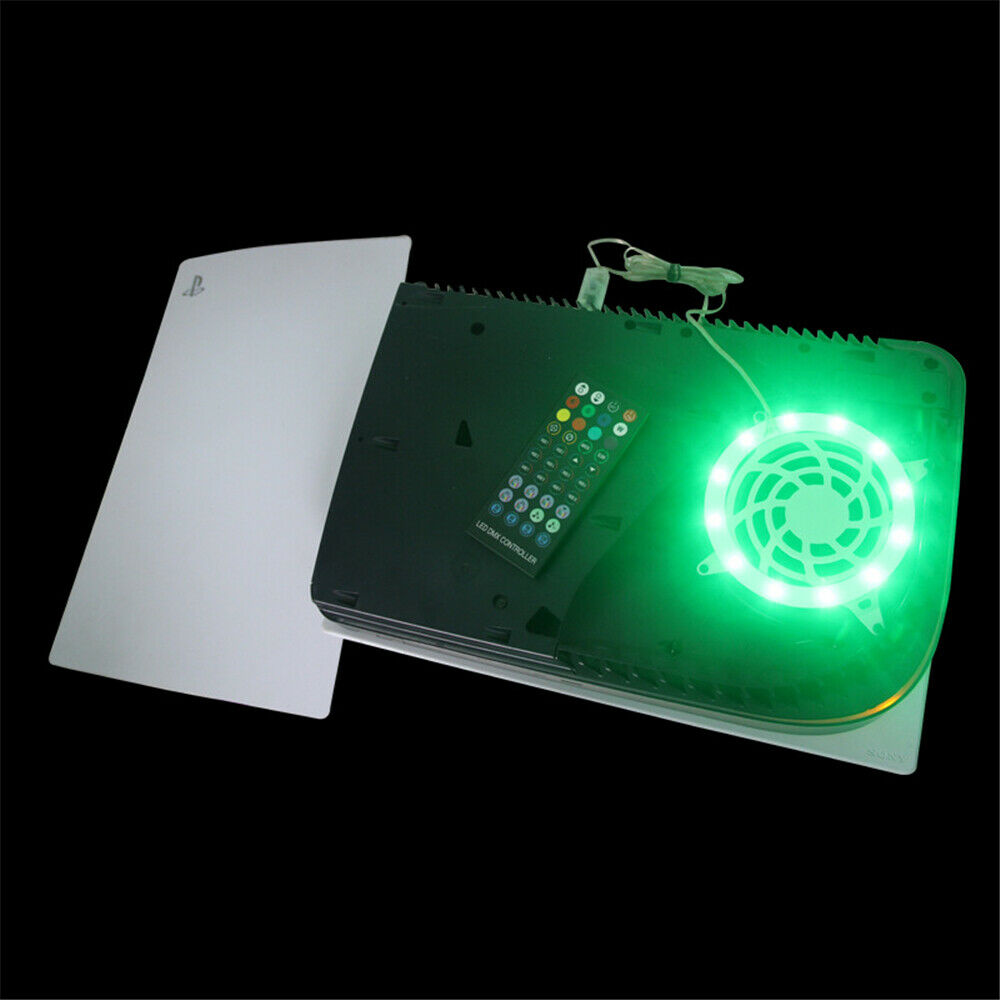 For PS5 Console RGB LED USB Smart Remote Control Decorative Light Bar Pickup