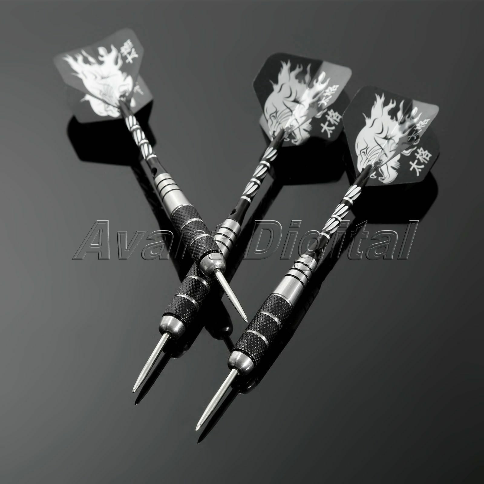 Black & White Darts 22g/pc Stainless Iron Dart Barrel Indoor Sporting Goods Game
