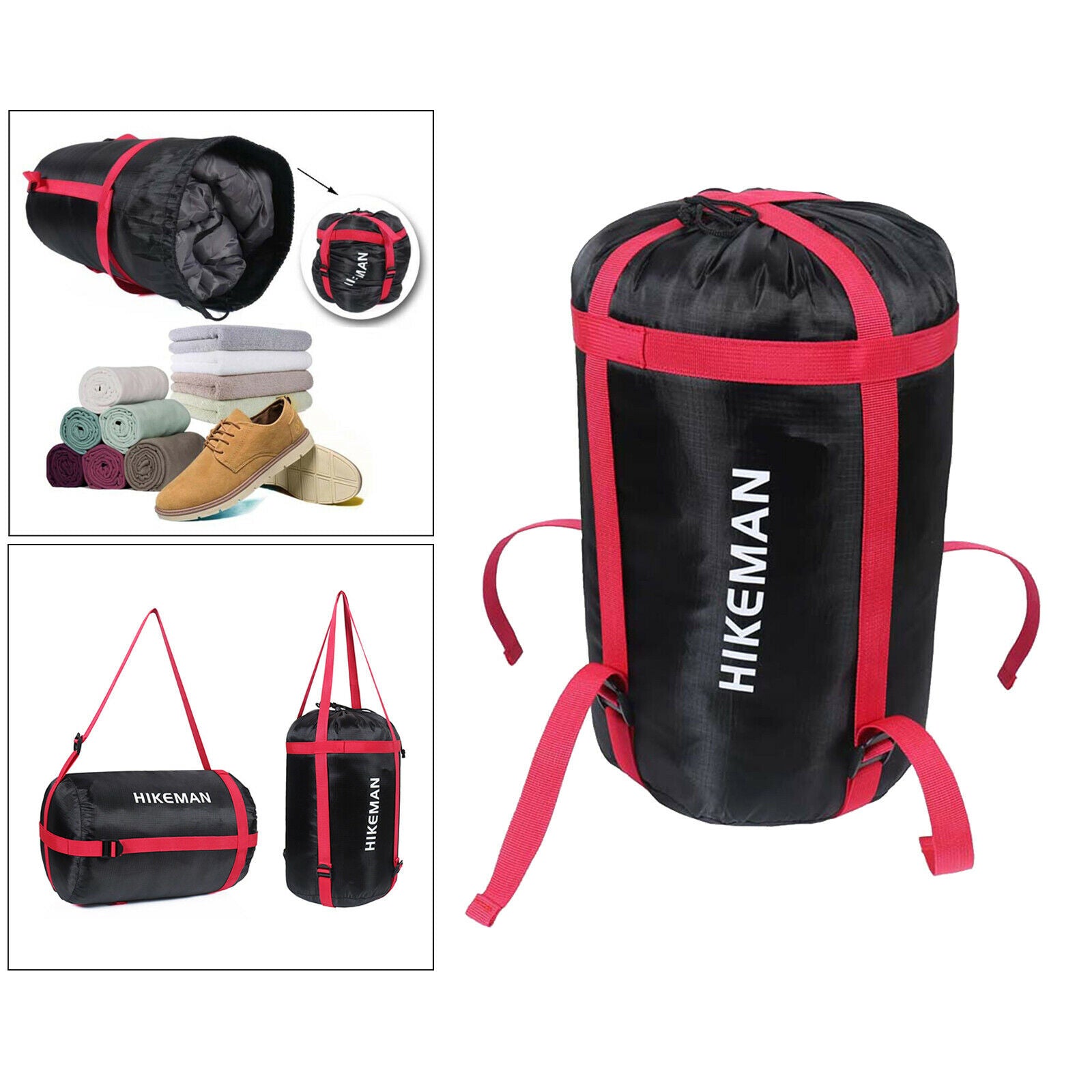 Portable Compression Stuff Sacks Gadget Storage Pouch Emergency Travelling