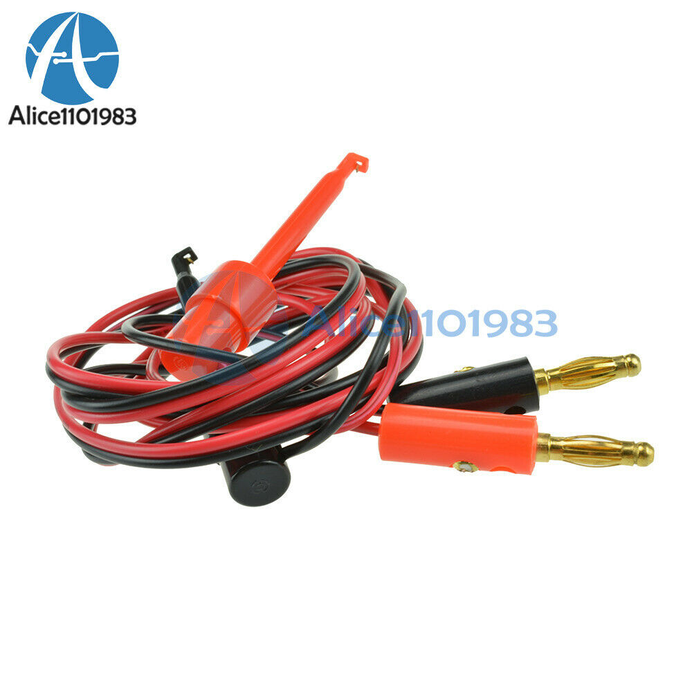 10Pair Small Banana Plug To Test Hook Clip Probe Lead Cable For Multimeter