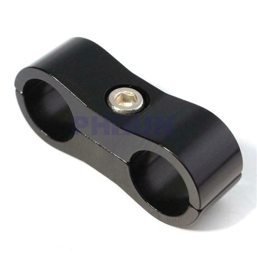 8pcs 24mm Hose Separator Clamp Bracket For AN12 SS Braided Rubber Internal Hose