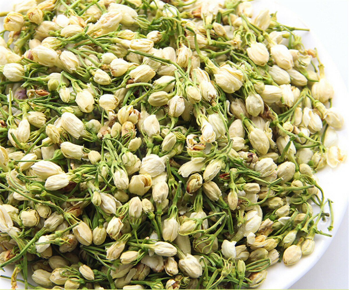 50g Organic Jasmine Buds Flower Floral Premium Organic Loose Tea 2016 Flower