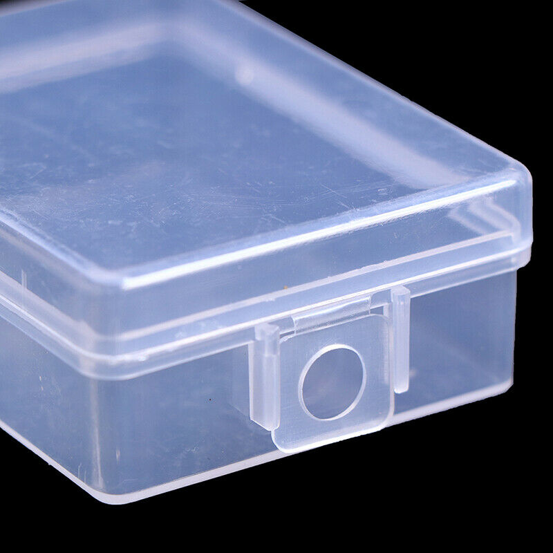 2pcs Transparent Chapter Box Hanging Box Mini Key Photo Boxes Home Storag.l8