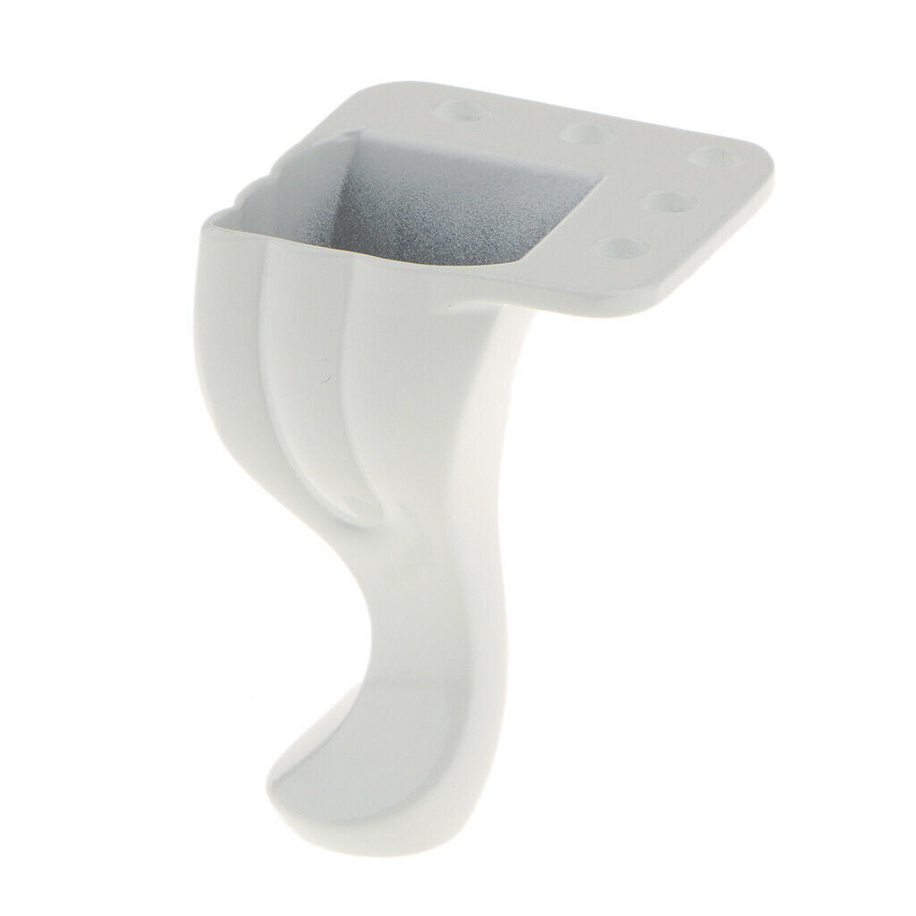 4Pcs Sofa Leg Cabinet Bed Desk Table Feet Plinth Replacement H: 8cm White