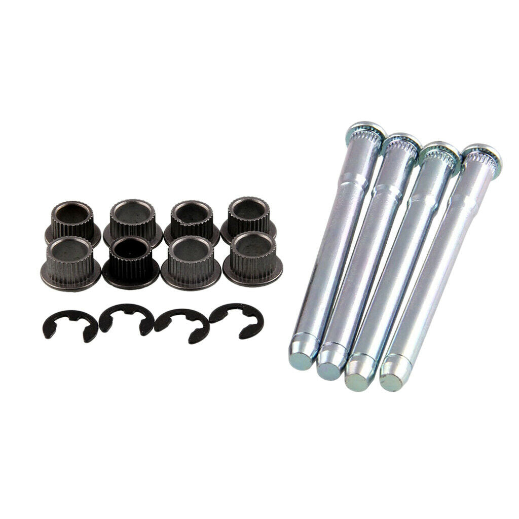 Door Hinge Pins Bushing Kit for 1994-2004 Chevy S10 & GMC S15 Zinc Plated
