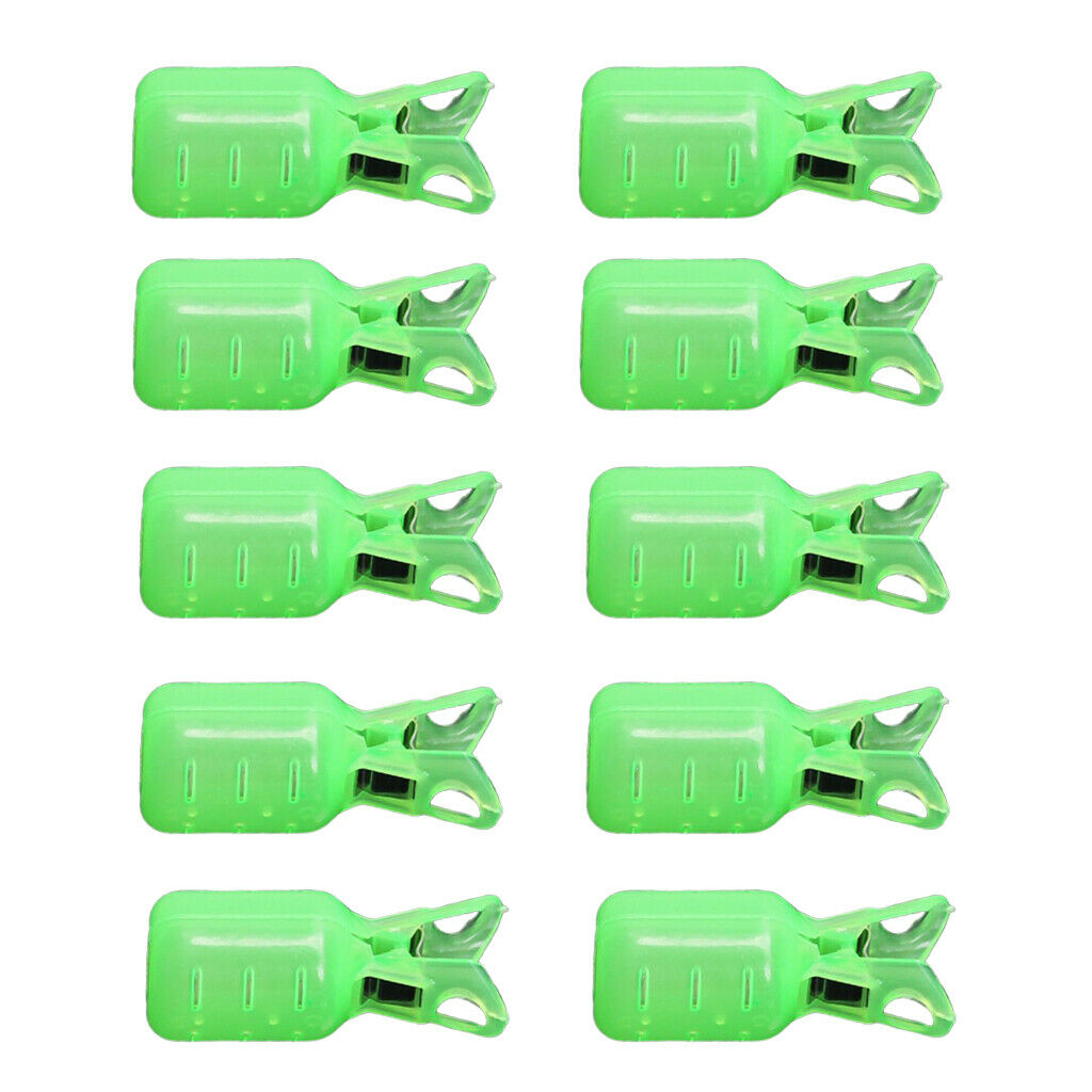 Set of 10 Squid Jig Hook Protector Wood Shrimp Case Umbrella Hooks Cover L