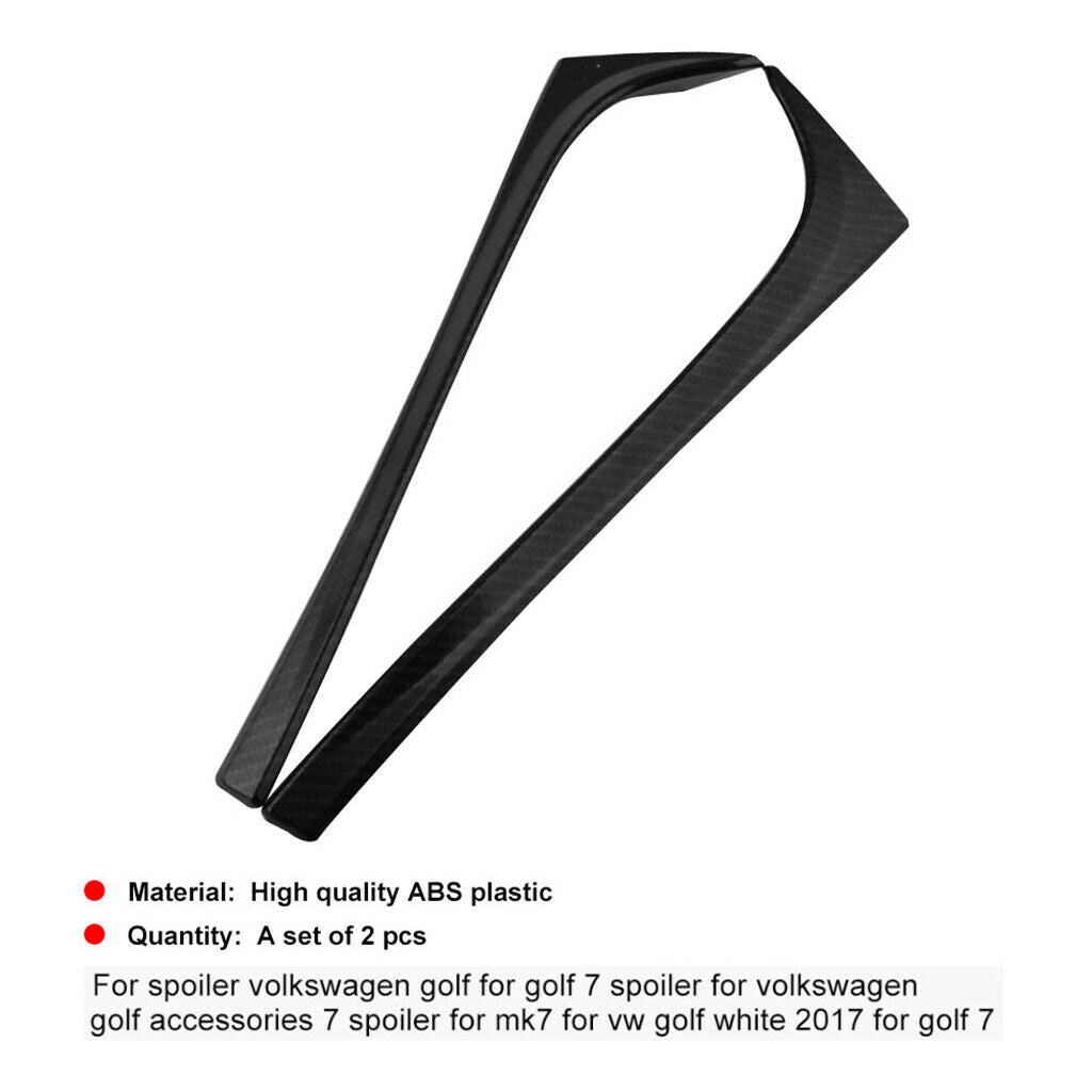 For  GOLF 7 VII MK7 TSI TDI ABS PLASTIC PAINTED Rear