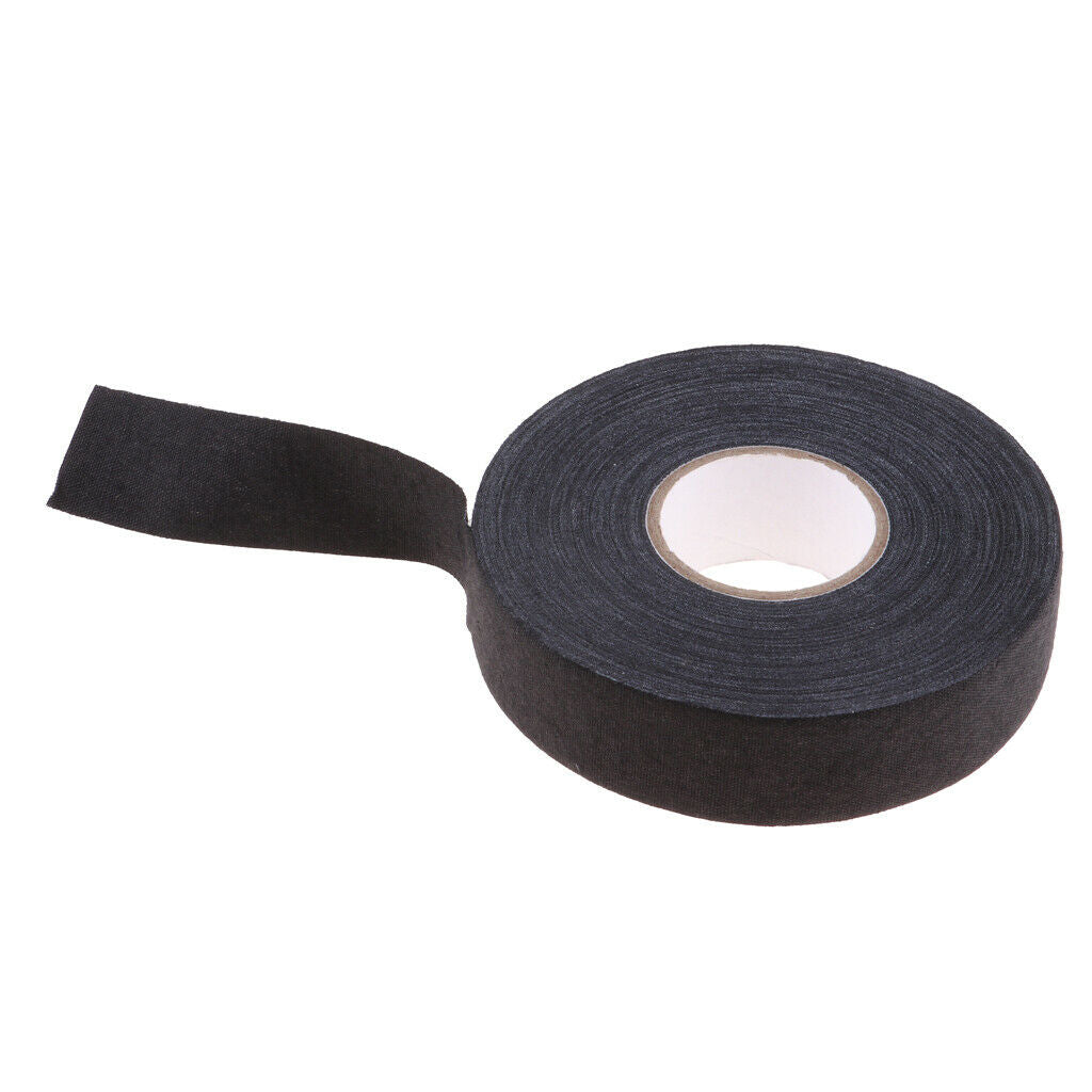 2pcs/Set Cloth Hockey Stick Tape White Black 25yards Long 1'' Wide