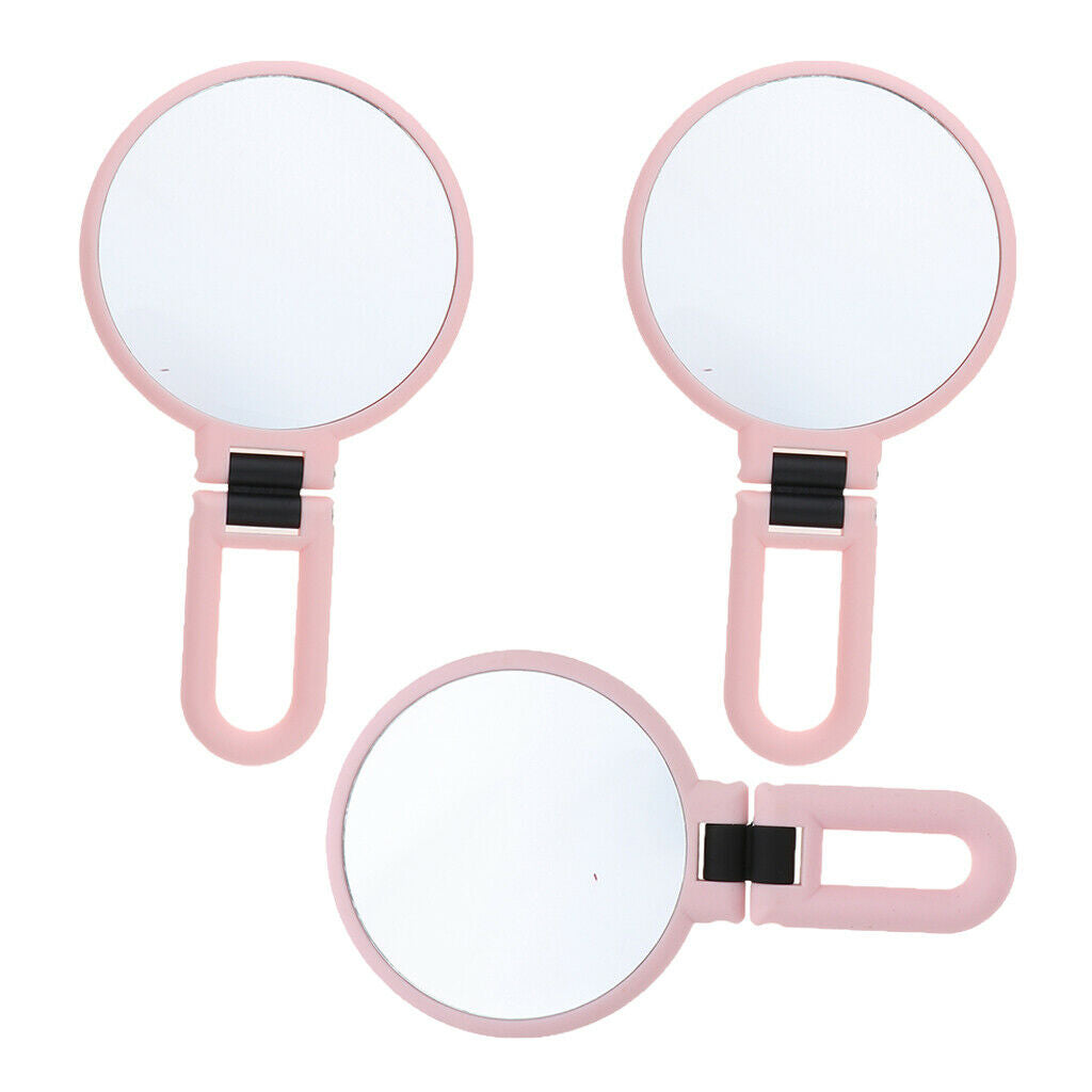 2X 3X 15X Magnify Portable Double Sided Round Handheld Travel Makeup Mirror