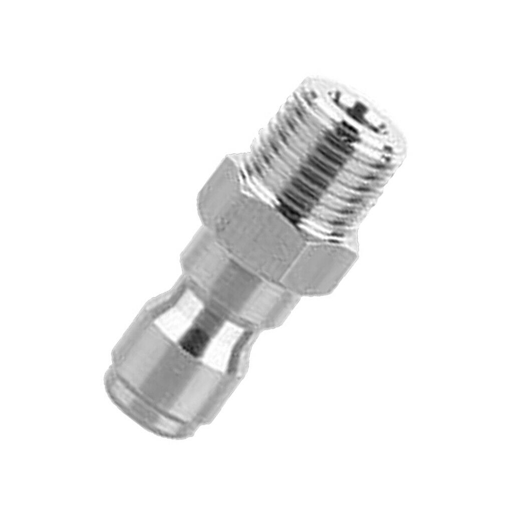 2Pcs Pressure Washer Hose Adaptor Coupler Fitting for 1/4" G Male Pipe 4cm