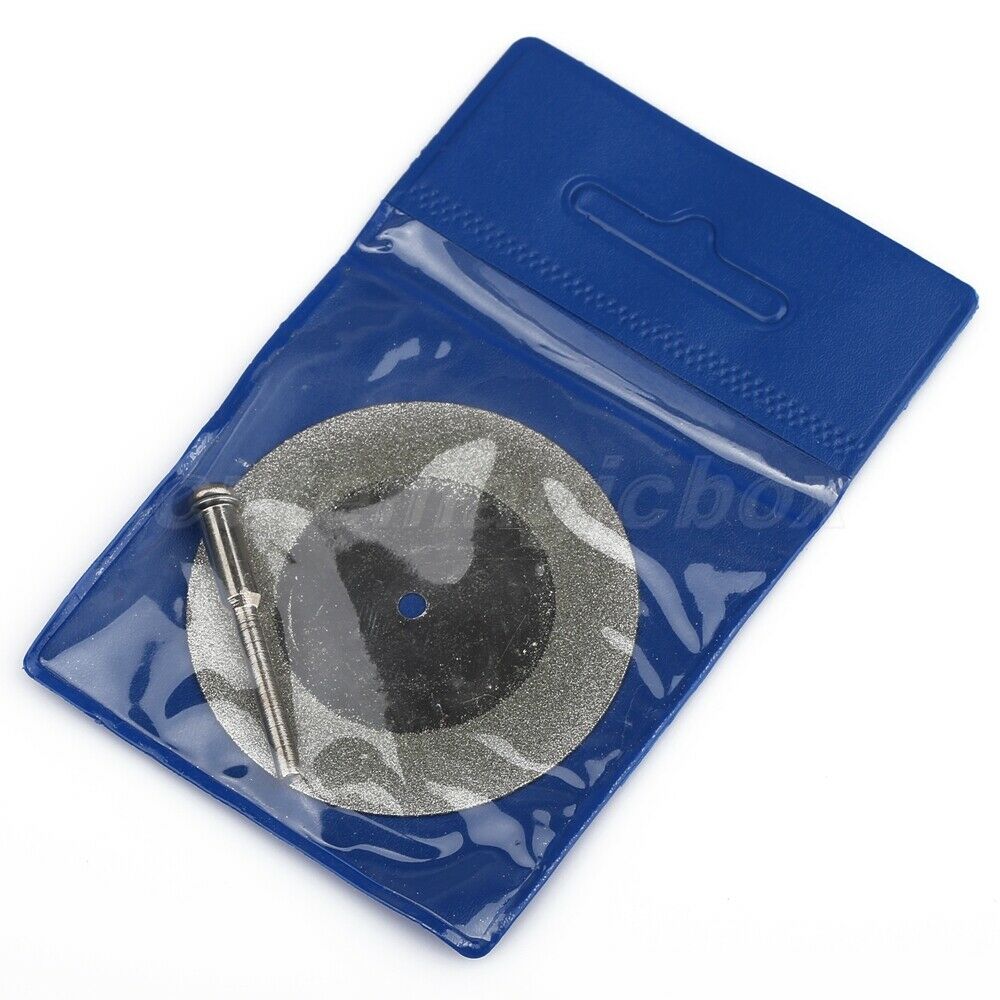 2" 50mm Diamond Cut Off Wheel Power Rotary Cutting Disc Saw Blade Tool WIth Rod
