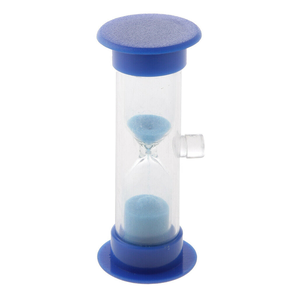 2pcs 3 Minutes Luxury Plastic Hourglass 360 Rotation Sand Timer Home Table Decor