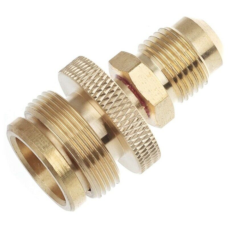 1LB Portable Propane Regulator Adapter, 1in-20 Male Throwaway Cylinder ThreaS9E2