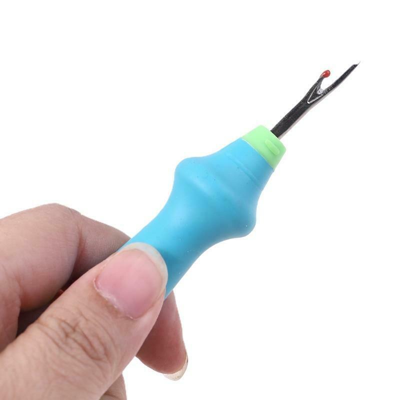 12cm TPR Handle Thread Cutter Seam Ripper Stitch Unpicker Craft Hand Tool Needle