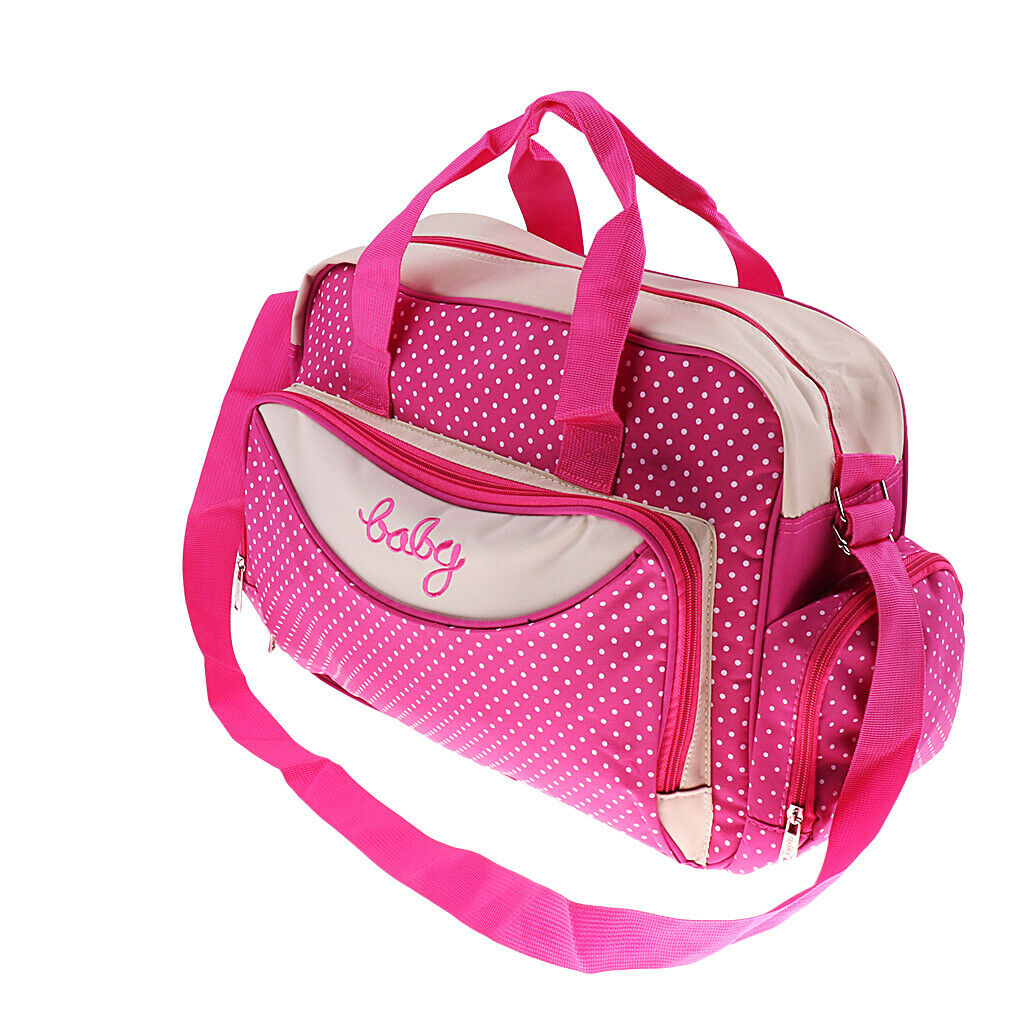 Baby Changing Diaper Nappy Bag Mummy Mother Handbag  Small Rose