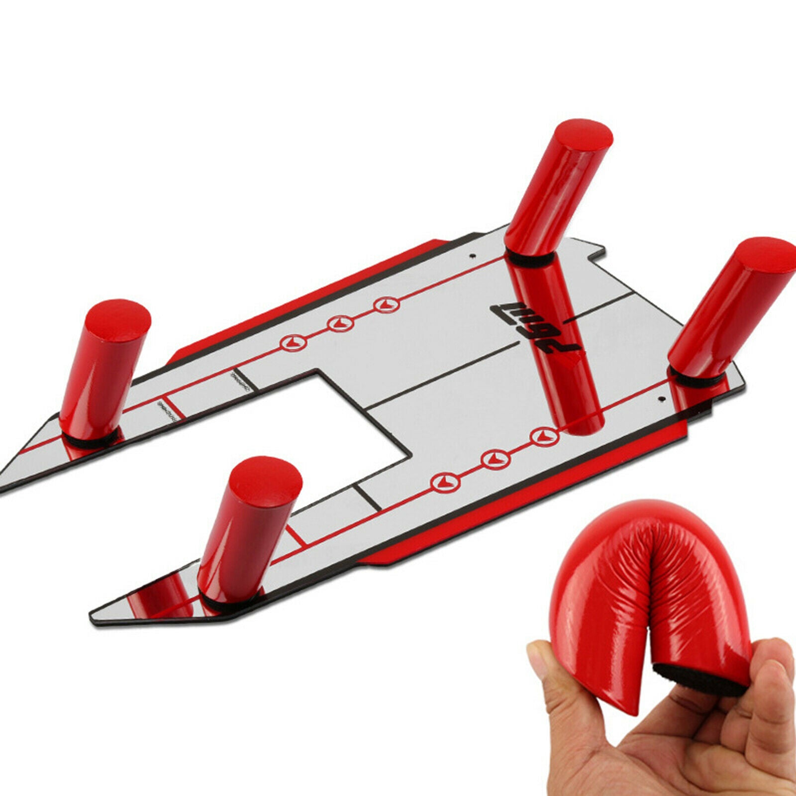 20x12Inch Portable Golf Putting Mirror Training Aid Putter Golf Accessories