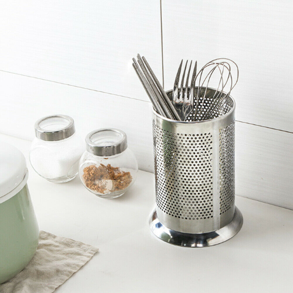 Stainless Steel Chopsticks Tableware Drain Rack Kitchen Chopsticks Spoon Cage