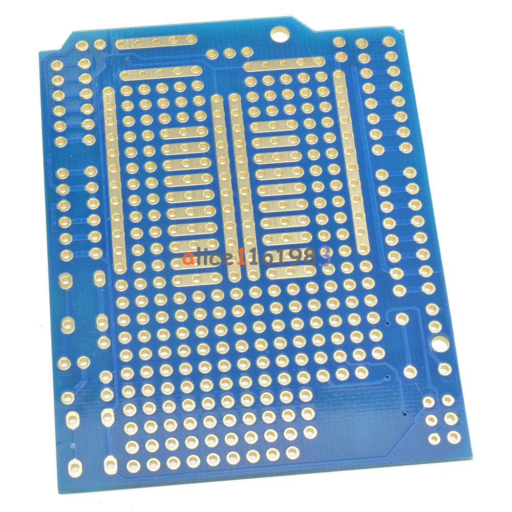 Prototype PCB for Arduino UNO R3 Shield Board FR-4 Fiber 2mm+2.54mm Pitch DIY