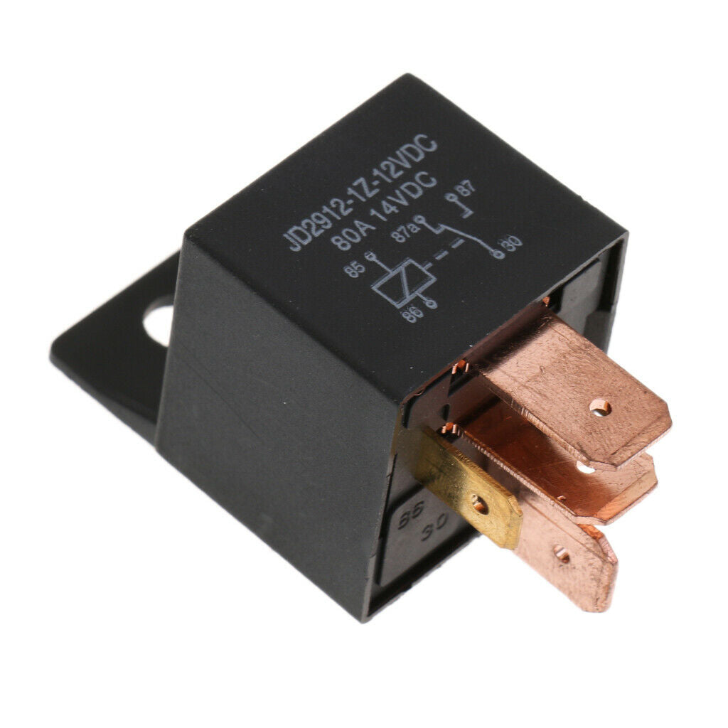 2X 12V 5 PIN Car Truck Automotive 80 AMP SPDT Change Over Relay with Bracket