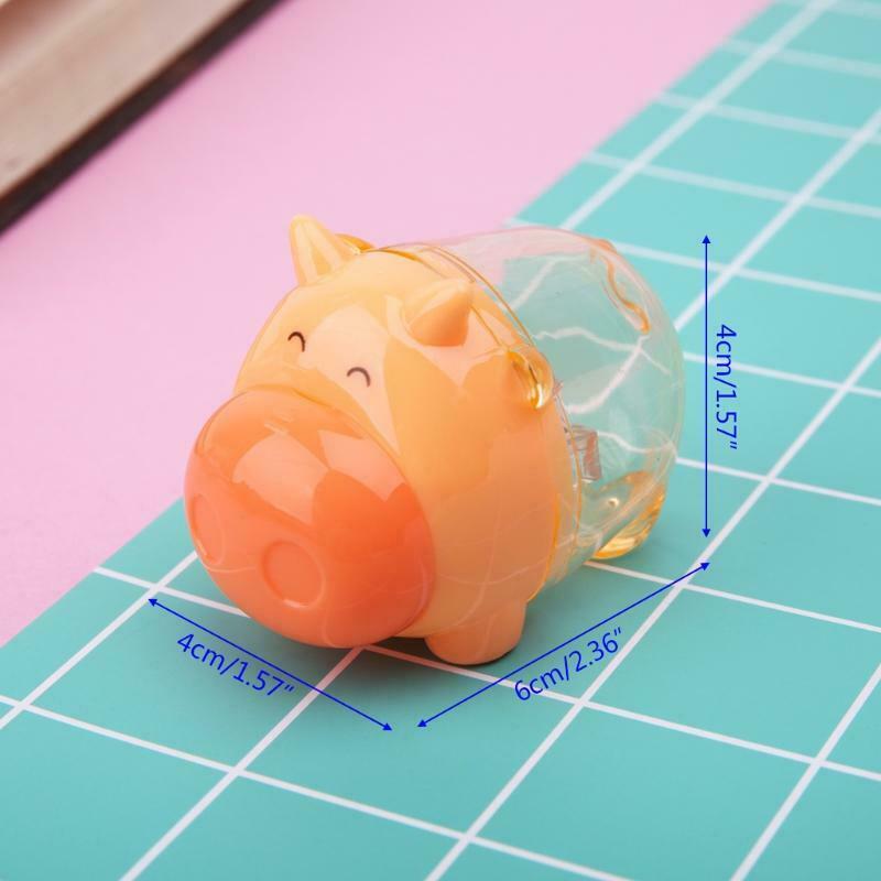 Mini Cute Cartoon Pig Pencil Sharpener School Student Stationery Kids Gift Hot