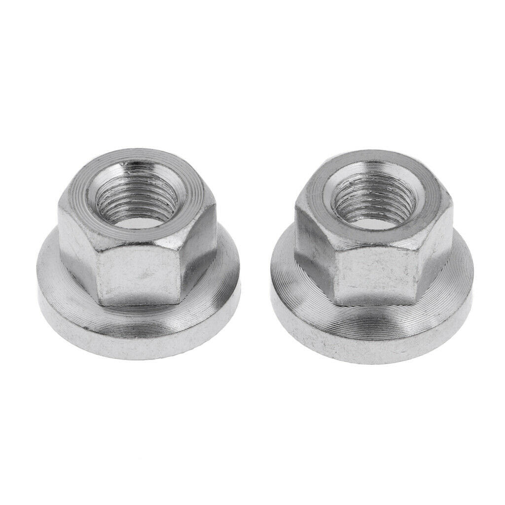 Pack 2 Bicycle Wheel Nuts Replacement - Universal for MTB Road Mountain Bike
